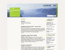 Tablet Screenshot of musicwest.no